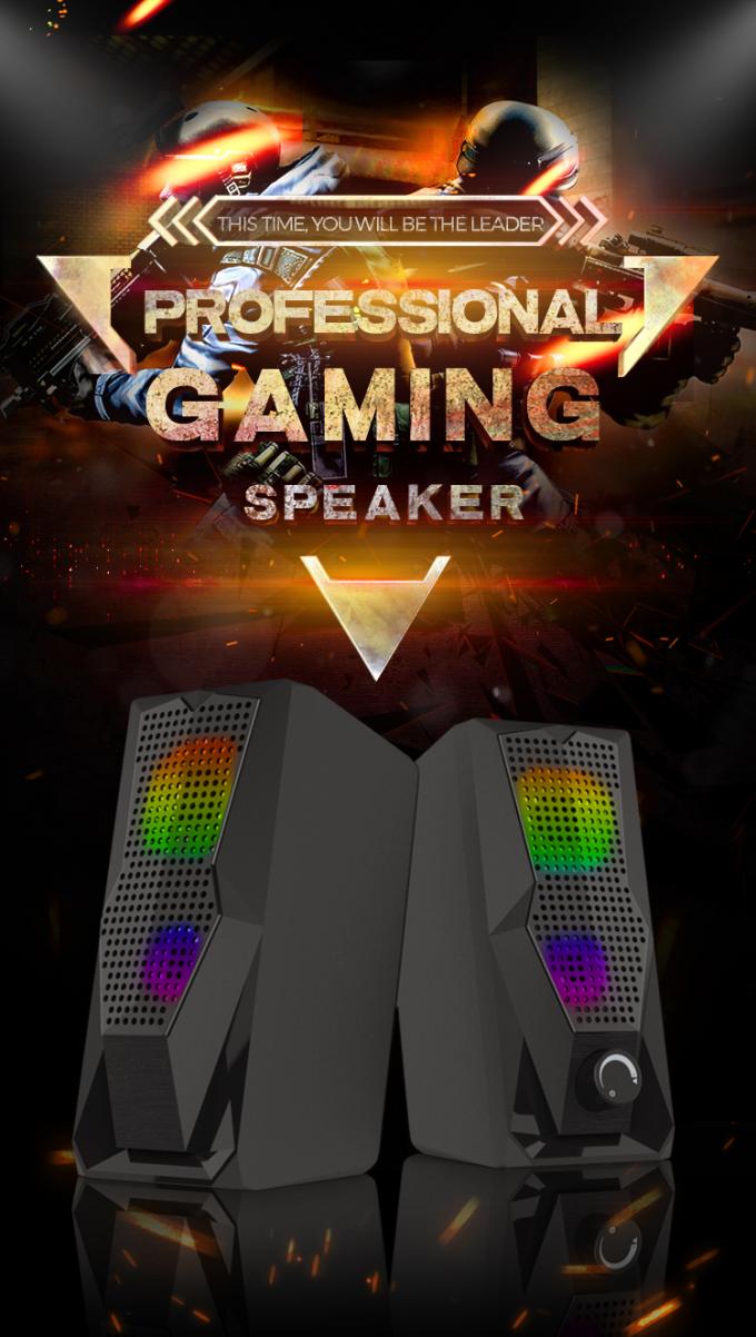 गर्म बिक्री पोर्टेबल कंप्यूटर लैपटॉप 2.0 यूएसबी स्पीकर पीसी सहायक उपकरण एलईडी प्रकाश व्यवस्था मिनी सक्रिय प्लास्टिक डिजाइन डीसी पावर ऑक्स ऑडियो लाइन 0