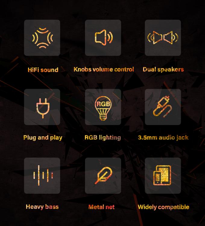 गर्म बिक्री पोर्टेबल कंप्यूटर लैपटॉप 2.0 यूएसबी स्पीकर पीसी सहायक उपकरण एलईडी प्रकाश व्यवस्था मिनी सक्रिय प्लास्टिक डिजाइन डीसी पावर ऑक्स ऑडियो लाइन 2