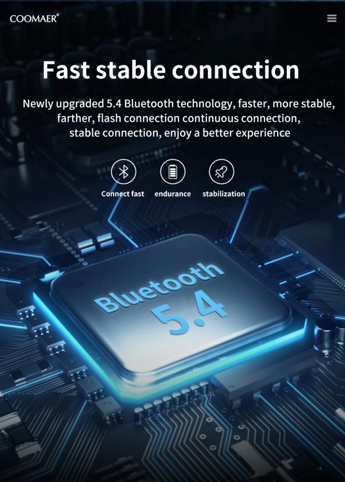 Coomaer ST801 Tailored Solution 2.0 USB Computer Music Speaker Wireless Gaming BT RGB Sound Bar Speakers for Mobile Phone 10