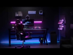 Zengin Baslı Masaüstü Oyun Hoparlörleri USB Güçlü Taşınabilir RGB Bilgisayar Ses Düzenleme